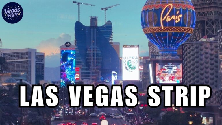 Walking Tour Of The Las Vegas Strip On A Sunday Night In August 2026