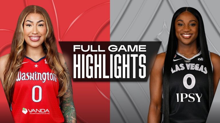 Washington Mystics vs. Las Vegas Aces | FULL GAME HIGHLIGHTS | August 13, 2026