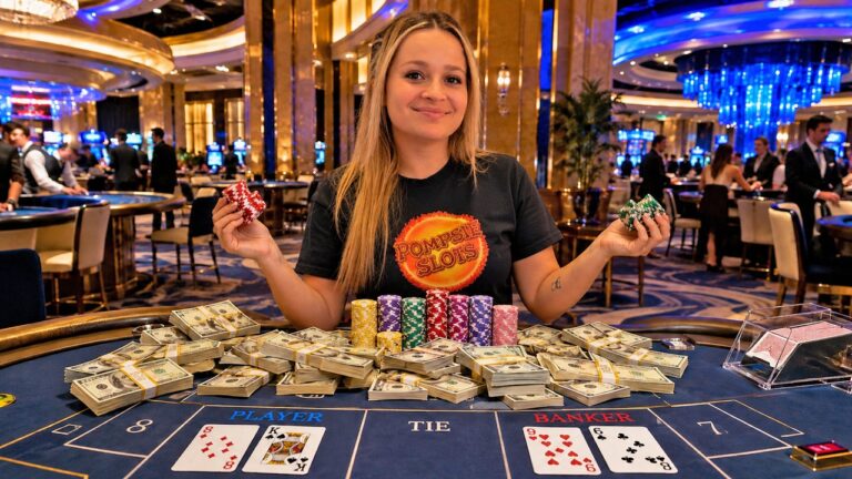 Watch Me WIN HUGE At The Baccarat Table In Vegas!