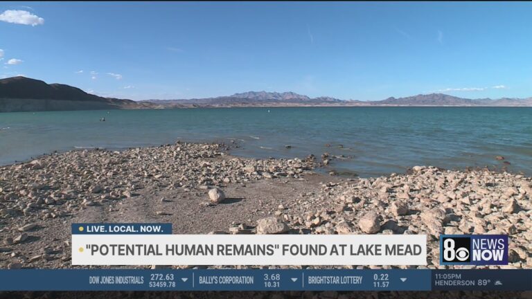 Woman, friends discover potential human remains at Lake Mead in Las Vegas