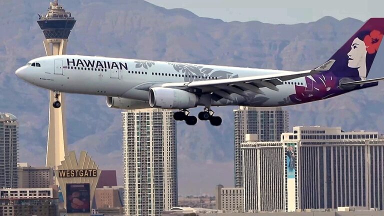 130 planes in 80 min ! LAS VEGAS 🇺🇸 Plane Spotting Rush hour / Close up ! + Air Force One landing