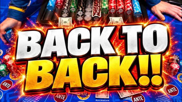 3 CARD POKER in LAS VEGAS! 🍀🍀 BACK TO BACK!!