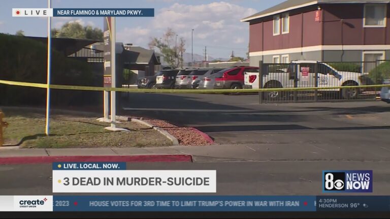 3 dead after son kills parents in double murder-suicide in central Las Vegas valley: police