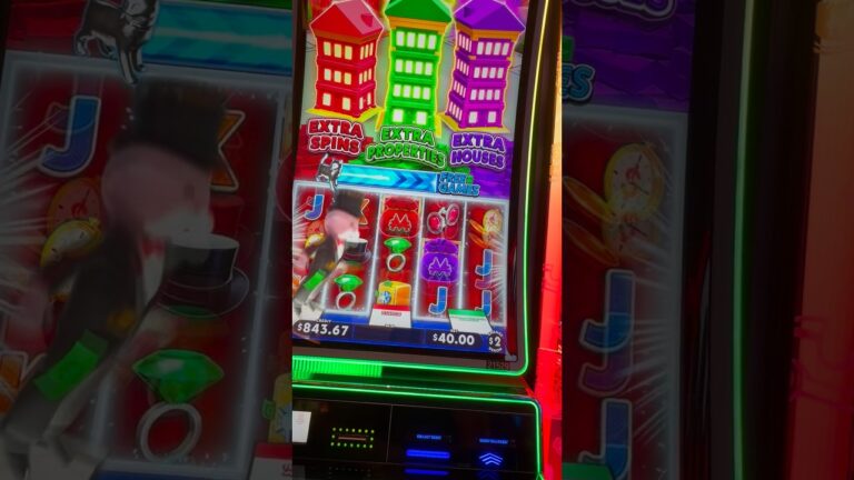 $40 Random Bonus 🤩 Monopoly In Las Vegas