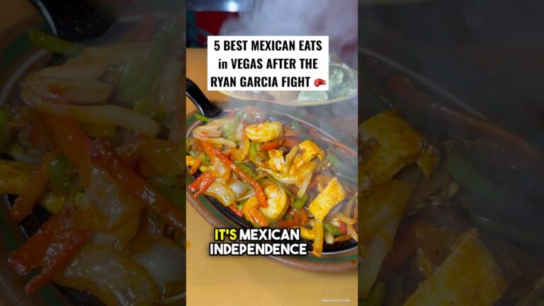 5 MUST DO’s in VEGAS AFTER the FIGHT #vegas #vegasfood #fightnight #ryangarcia #mexicanfood