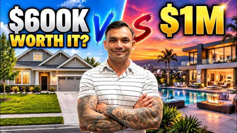 $600K vs $1M in Las Vegas – What Does $1 MILLION Actually Buys You? 🏠