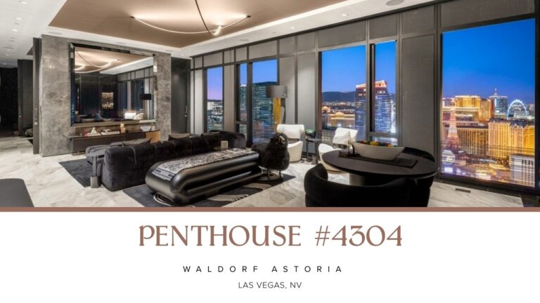 $9,000,000 | 3750 Las Vegas Blvd #4304 | Waldorf Astoria | IS LUXURY