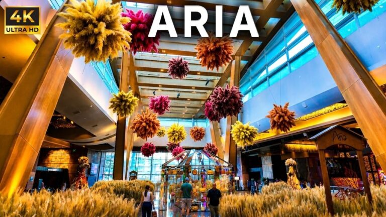 ARIA Las Vegas Walking Tour | September 2026 | Fall Display [4K HDR]