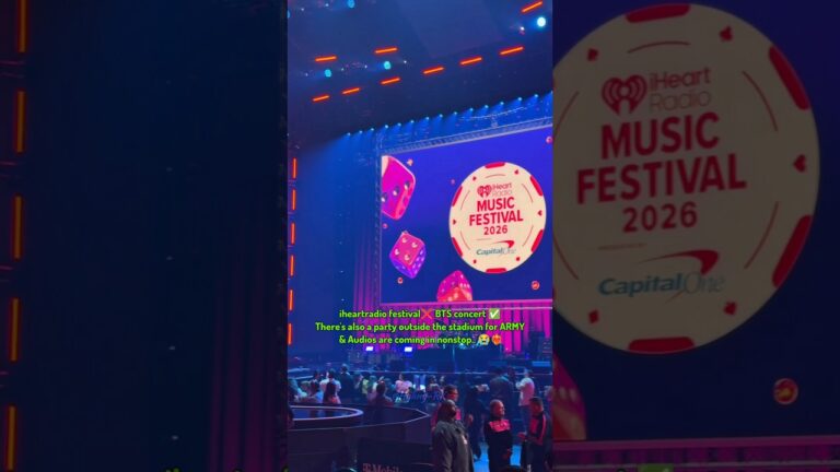 ARMY Party outside the stadium at iHeartFestival in Las Vegas 😭💜