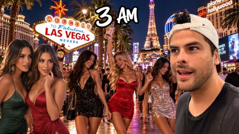 Así es la VIDA NOCTURNA en LAS VEGAS 🇺🇸 … y esto me pasó