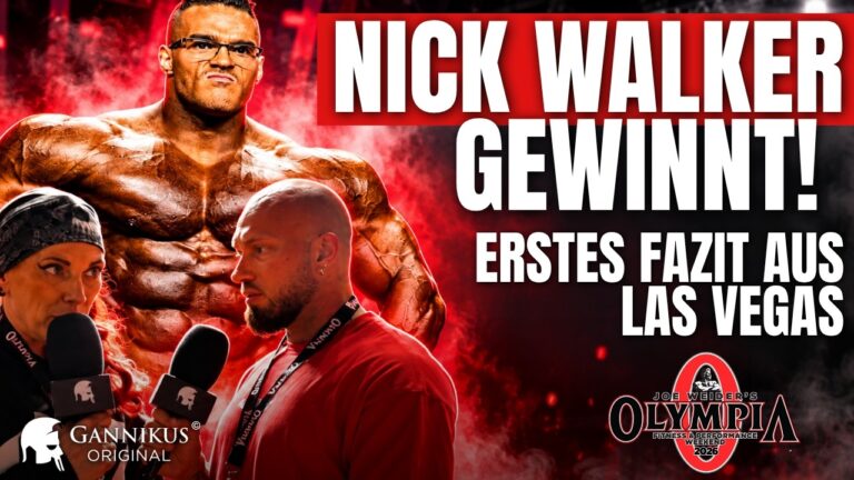 AusgeBOBt! Nick Walker ist neuer Mr. Olympia! Quick Recap aus Las Vegas!