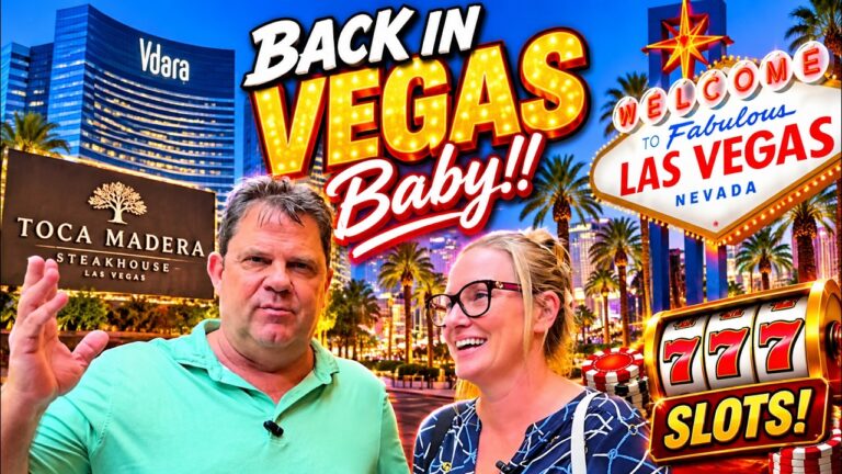 BACK IN VEGAS BABY!! 🎰 Vdara, Toca Madera & Chasing BIG Slot Wins! 💰