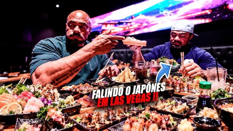 BALESTRIN E BRUNÃO FALINDO O RESTAURANTE JAPÔNES NO ÚLTIMO DIA EM LAS VEGAS !!