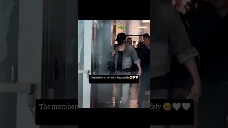 BTS Members arrived in Las Vegas safely🤗💜