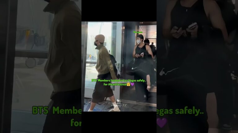 BTS  Members landed in Las Vegas safely.. for iHeartFestival🤗💜