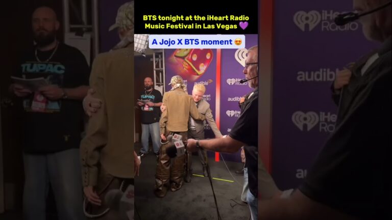 BTS tonight at the iHeart Radio Music Festival in Las Vegas 💜 #bts