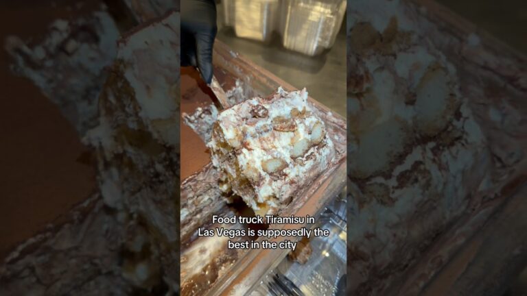 Best tiramisu in Las Vegas #303inthecut #lasvegasfood #tiramisu