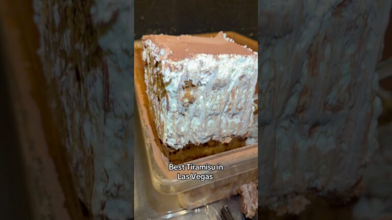 Best tiramisu in Las Vegas #303inthecut #lasvegasfood #tiramisu