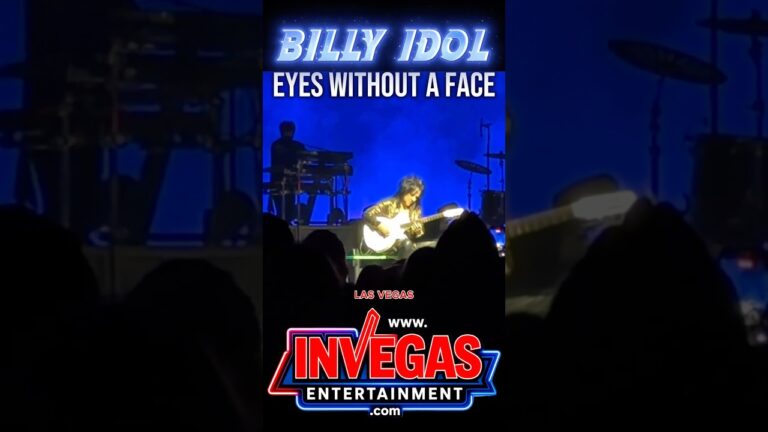 Billy Idol – Eyes Without A Face – intro | LIVE at Fontainebleau Las Vegas 🎸