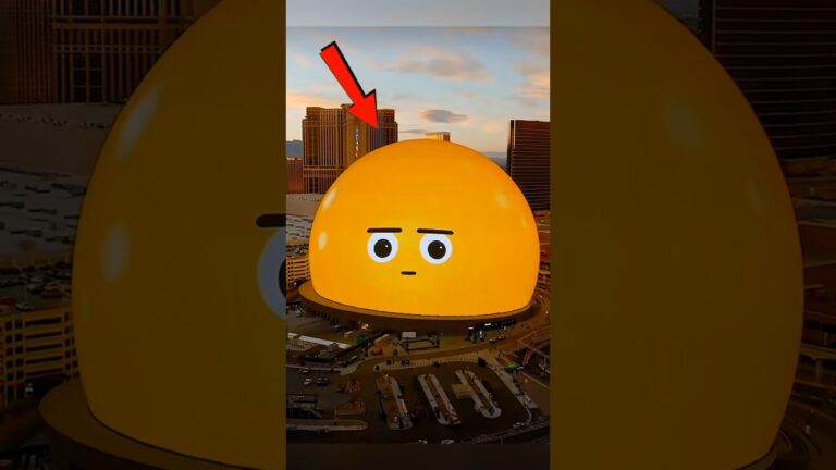 Burj Khalifa से भी महंगा गोला? 😱 Sphere Las Vegas! #shorts