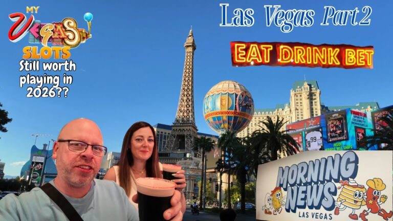 CAN YOU STILL DRINK FOR FREE IN VEGAS 🍹 MYVEGAS 6 BAR CHALLENGE! Plus Breakfast at Morning News! Pt2