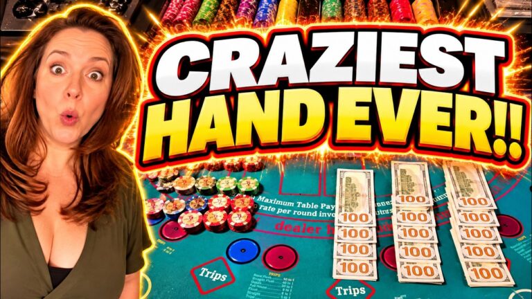 CRAZIEST HAND EVER! ULTIMATE TEXAS HOLD ‘EM in LAS VEGAS! (UTH)