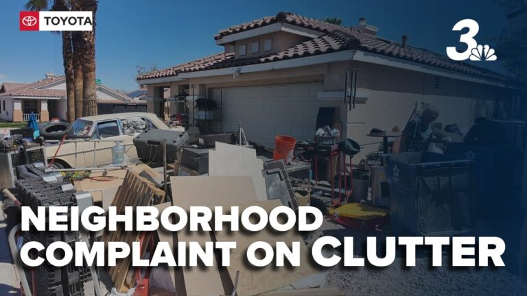 Cluttered West Las Vegas property at center of years-long neighborhood dispute