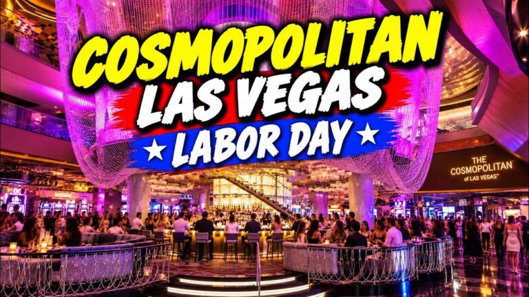Cosmopolitan Las Vegas On Labor Day – Very Busy Night Walking Tour | September 2026