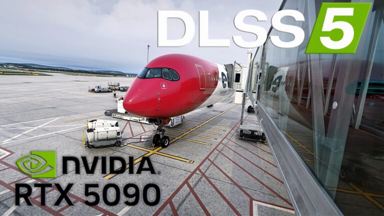 DLSS 5 + RTX 5090 | MSFS 2024 | Zurich → Las Vegas | INSANE Graphics