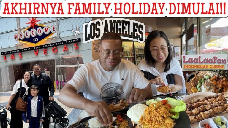 DREAM TRIP KITA DIMULAI 🤩 LAS VEGAS TO LOS ANGLES! MAKANAN KESUKAAN PAKSU DI RESTO INDONESIA 🇺🇸🇮🇩