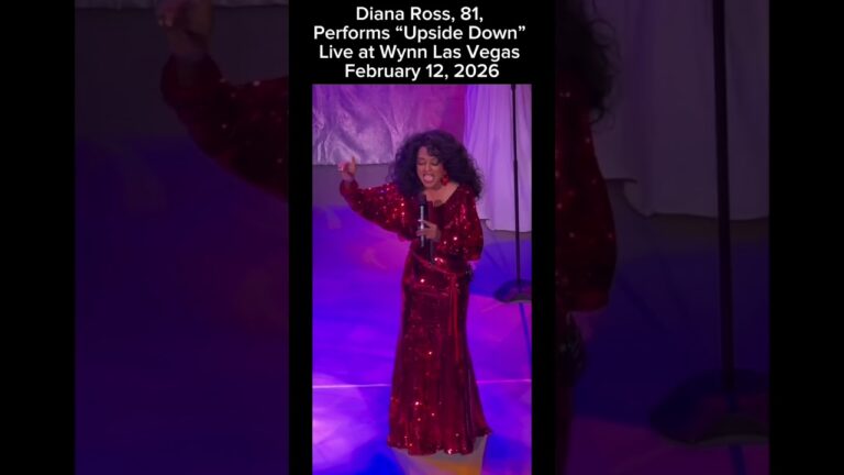 Diana Ross, 81, Performs “Upside Down” Live at Wynn Las Vegas | February 12, 2026