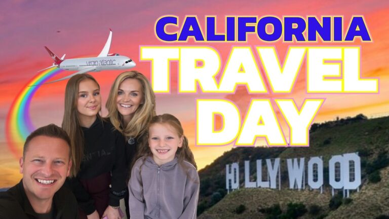 Disneyland California Travel Day | Manchester to Las Vegas | Virgin Atlantic with FREE Starlink