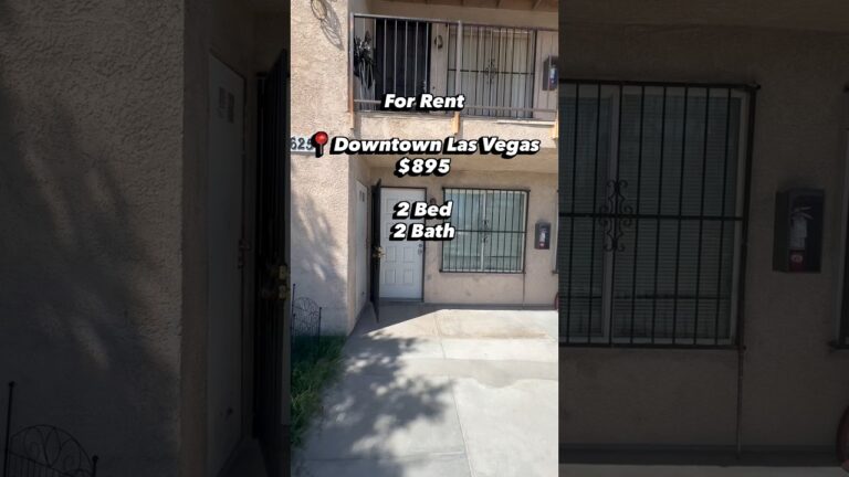 Downtown Las Vegas Apartment for Rent 2 Bed 2 Bath $895 #downtownlasvegas #dtlv #forrent #apartment