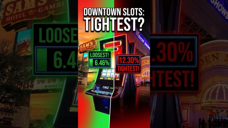Downtown Las Vegas Slots Are the Tightest in Southern Nevada #Shorts #LasVegas #LoosestSlots