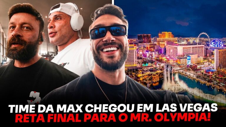 ELITE TEAM MAX CHEGARAM EM LAS VEGAS! RUMO MR. OLYMPIA 2026!