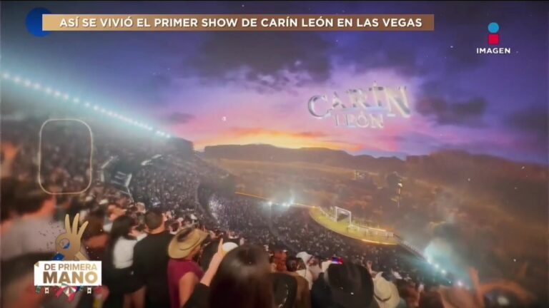 EXCLUSIVA ¡Así se vivieron los primeros shows de Carín León en The Sphere de Las Vegas! | DPM