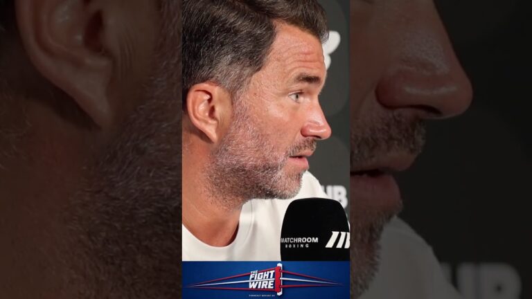 Eddie Hearn on Conor Benn in Las Vegas..