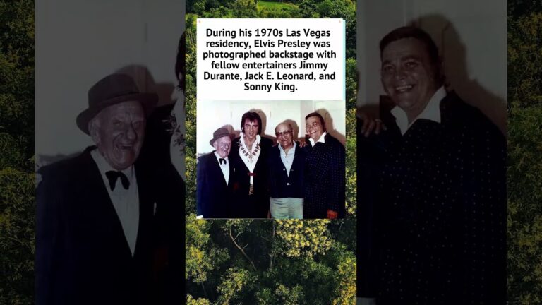 Elvis Presley Backstage in Las Vegas in the 1970s 🎸 #Shorts #ElvisPresley