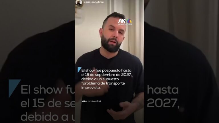 Fans reaccionan molestos tras cancelación de Carín León en Las Vegas