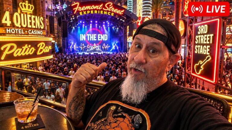 Fremont Street Friday Night Livestream! | In The End – Linkin Park Tribute!