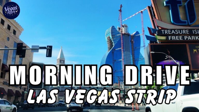 Full Vegas Strip Drive From Fremont Street – Fabulous Las Vegas Sign August 2026