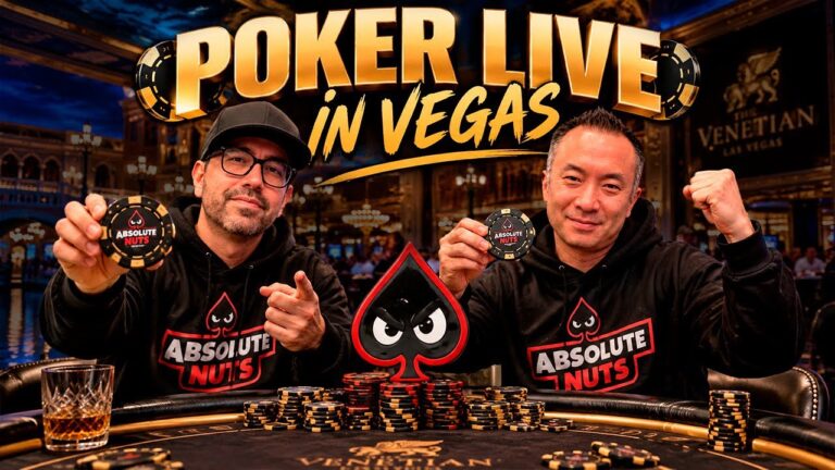 Fun Poker game and crazy bad beats in Las Vegas | Live Strea 💸🔥🥷