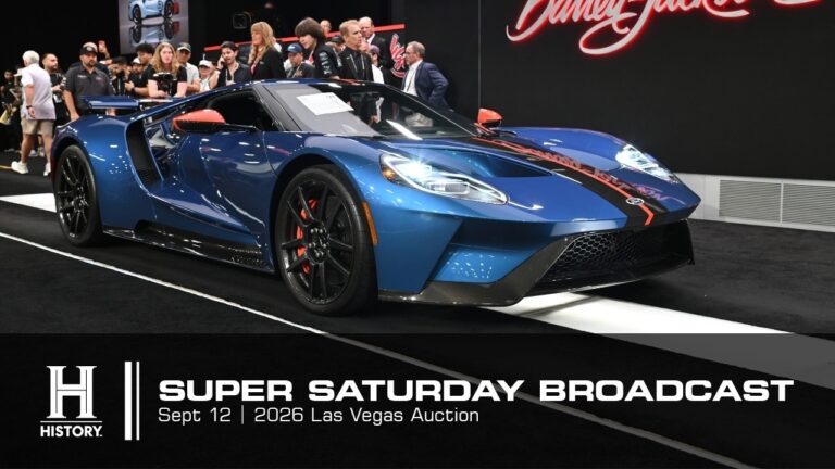 HISTORY // Barrett-Jackson Super Saturday Broadcast Replay // 2026 Las Vegas Auction // Sept 12