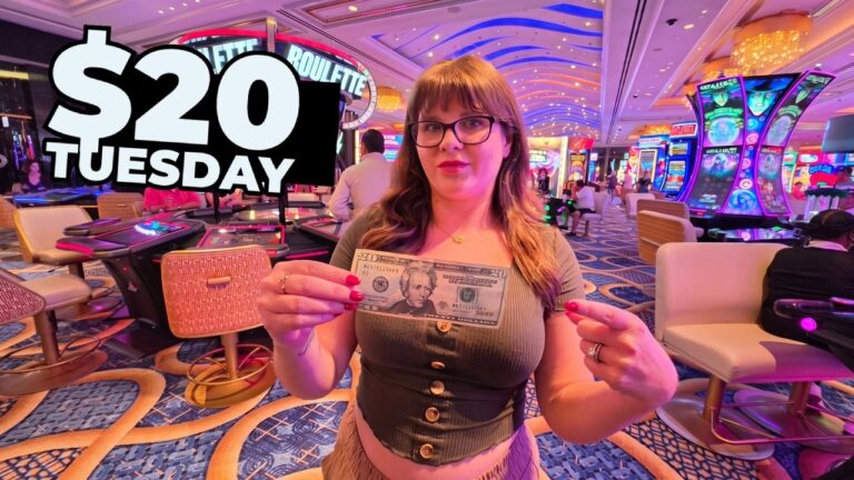 I Put $20 in 10 BRAND NEW Slot Machines in Las Vegas!