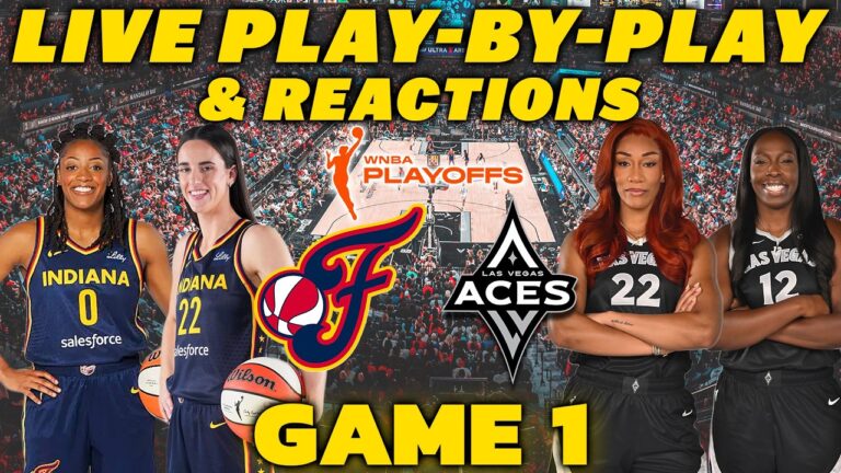 Indiana Fever vs Las Vegas Aces | Live Play-By-Play & Reactions