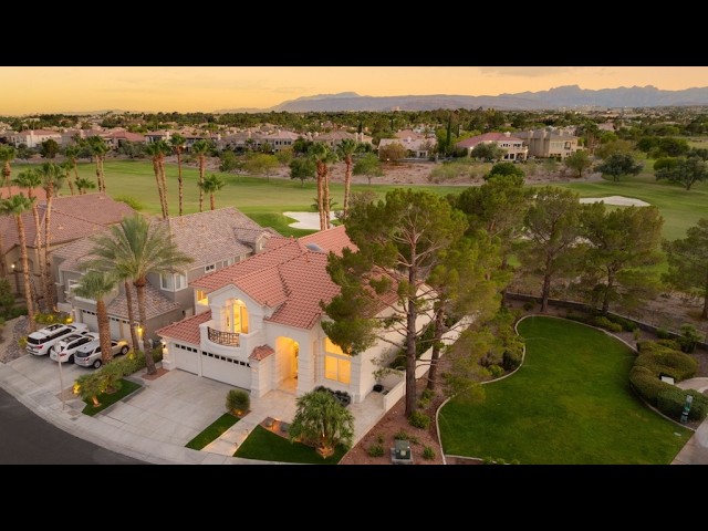 Inside This $2.675M Las Vegas Golf Course Home | 1833 Corta Bella Dr in Summerlin