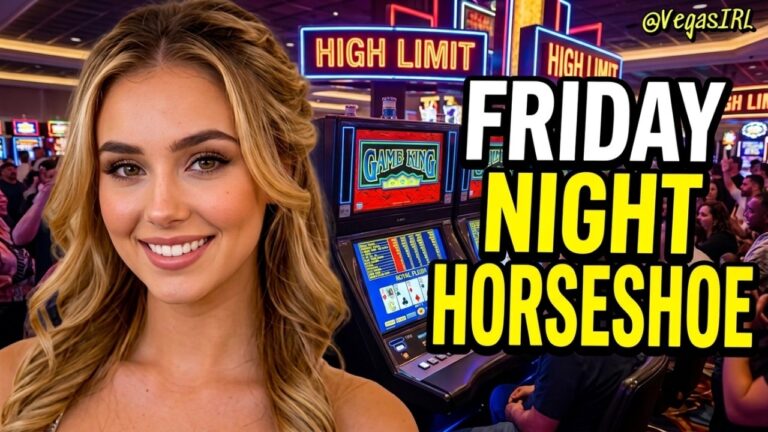 Is the Horseshoe Las Vegas busy on a Friday night?