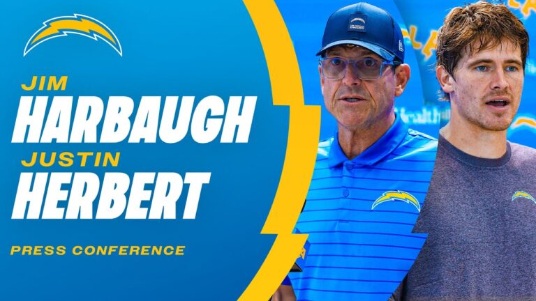 Jim Harbaugh & Justin Herbert On Week 2 vs. Las Vegas Raiders | LA Chargers