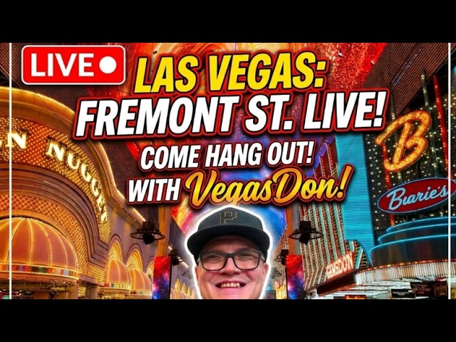 ​🔴 LAS VEGAS FREMONT STREET LIVE! 🥳 Tuesday Night Party Vibe with VegasDon 🎰✨ #subscribe #shorts