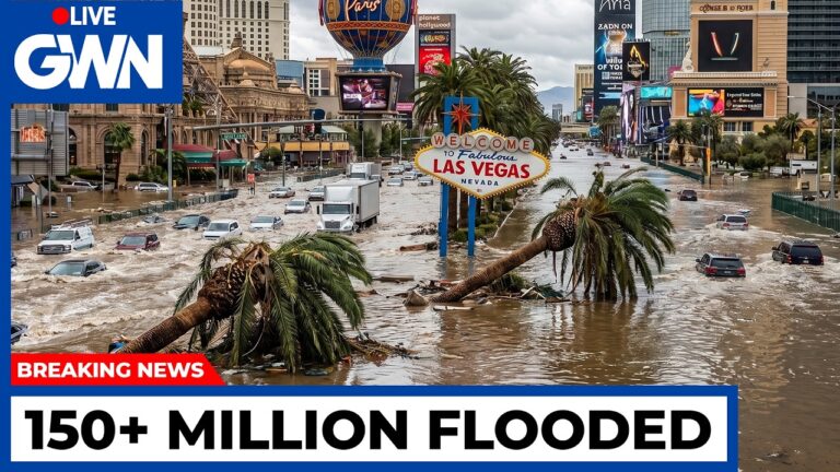 LAS VEGAS HIT by Tropical STORM Moisture – Dam About To Fail (Latest Updates)